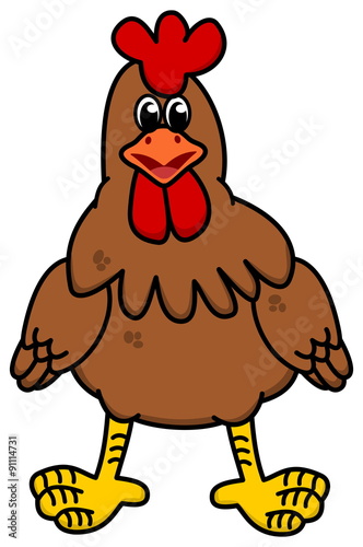 hen standing