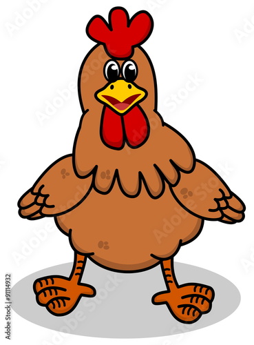 hen standing