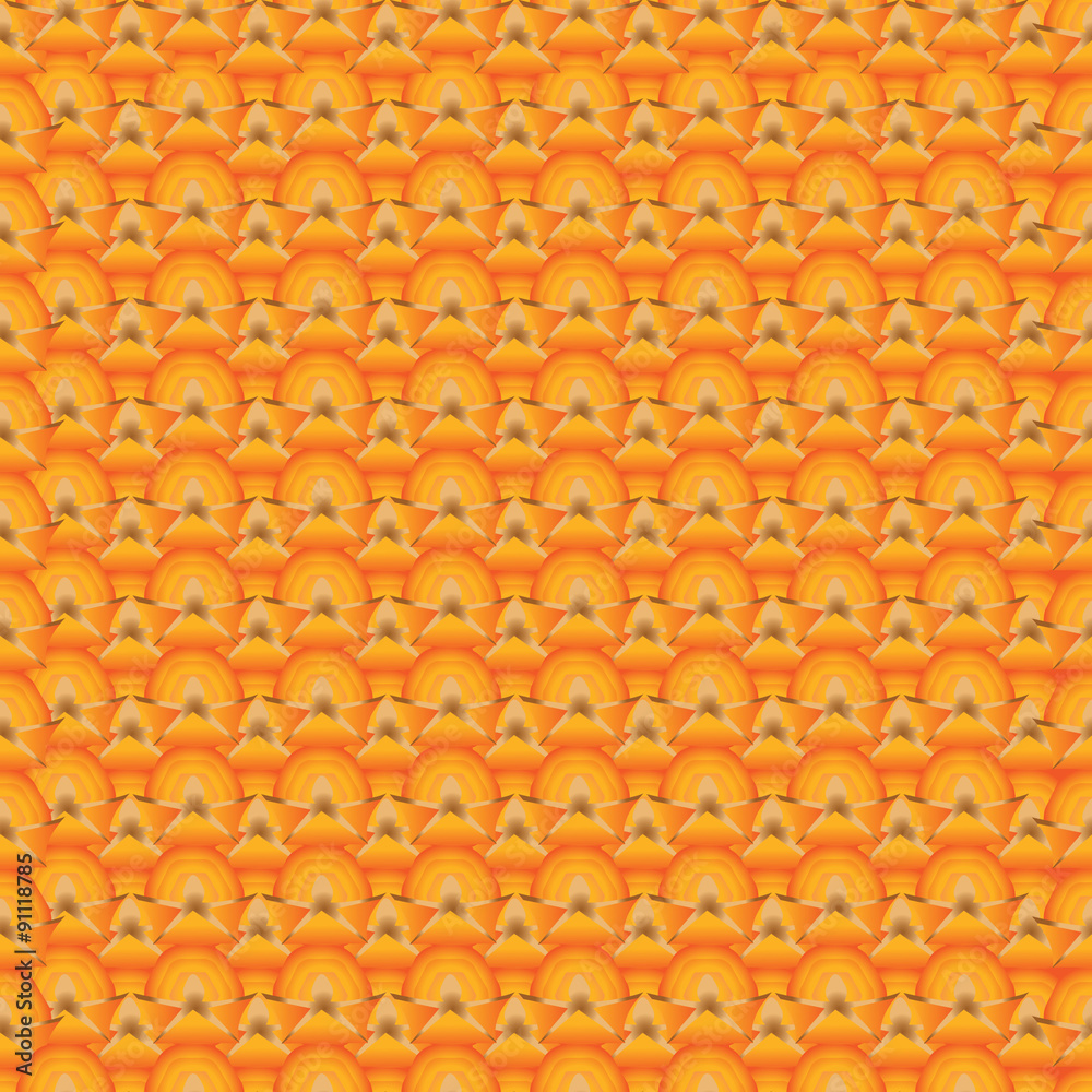 Fototapeta premium abstract pattern with texture pineapple in warm colors