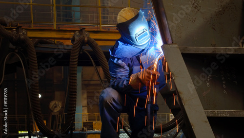 Fotografía welding with mig-mag