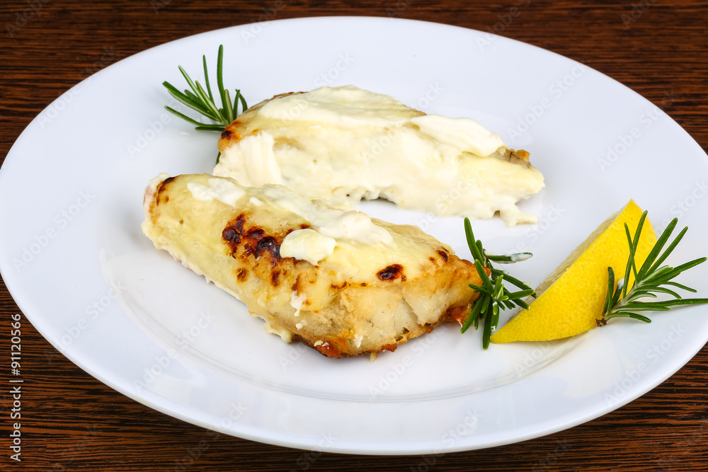 Baked perch fillet Baked perch fillet