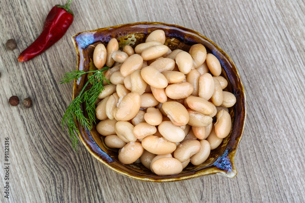 Canned white beans