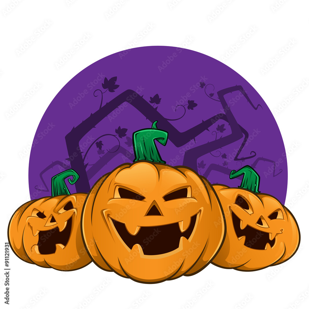 Obraz premium Calabazas de Halloween