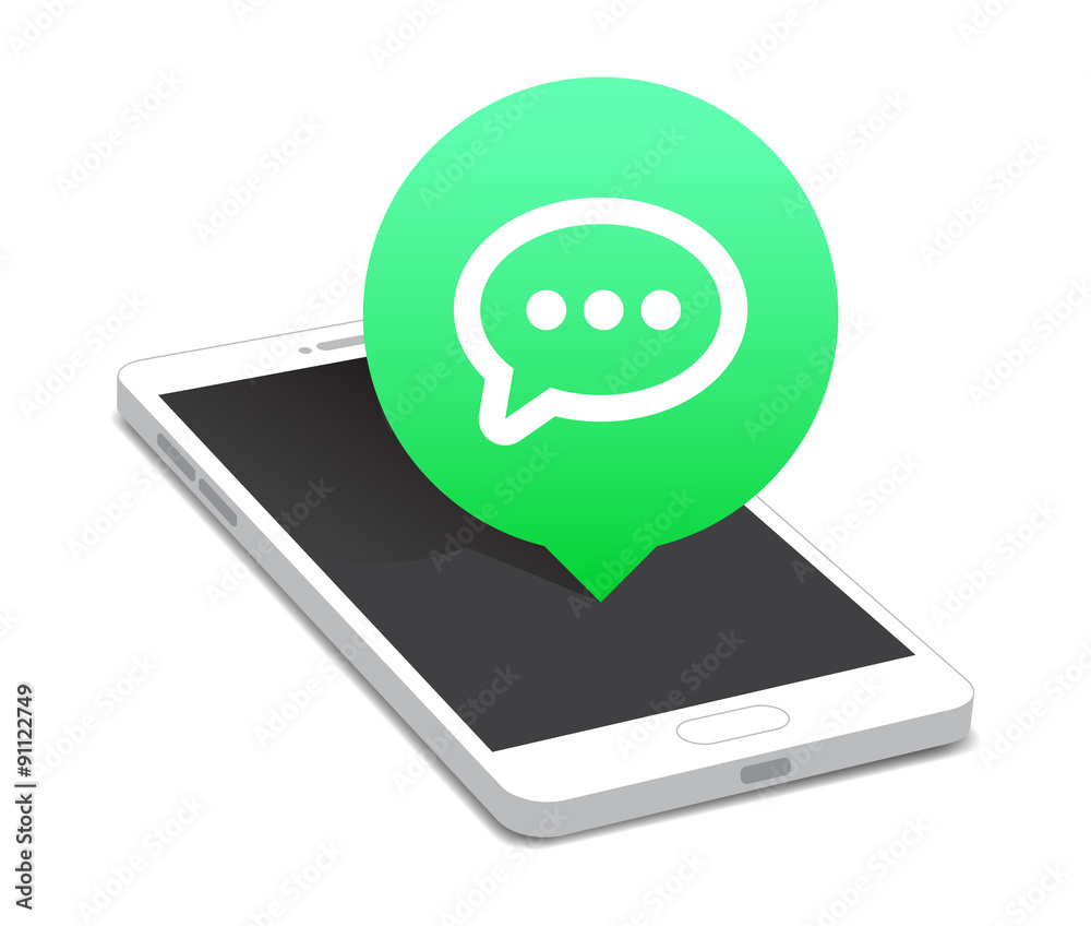 Phone Message Icon Bubble Phone Message Icon Bubble
