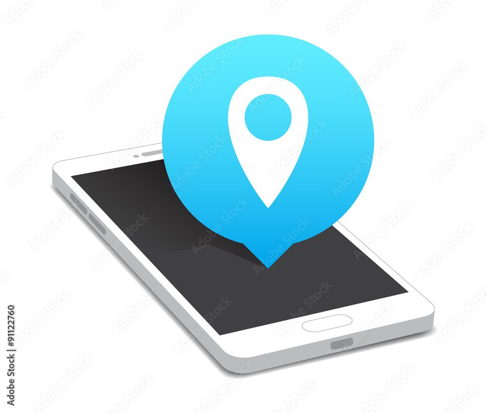Phone Location Pin Icon Bubble Phone Location Pin Icon Bubble
