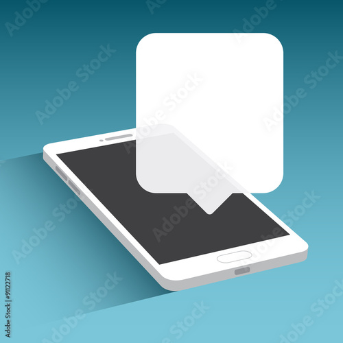 Phone Text Bubble