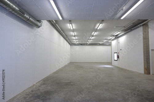 or new empty warehouse room with nothing
