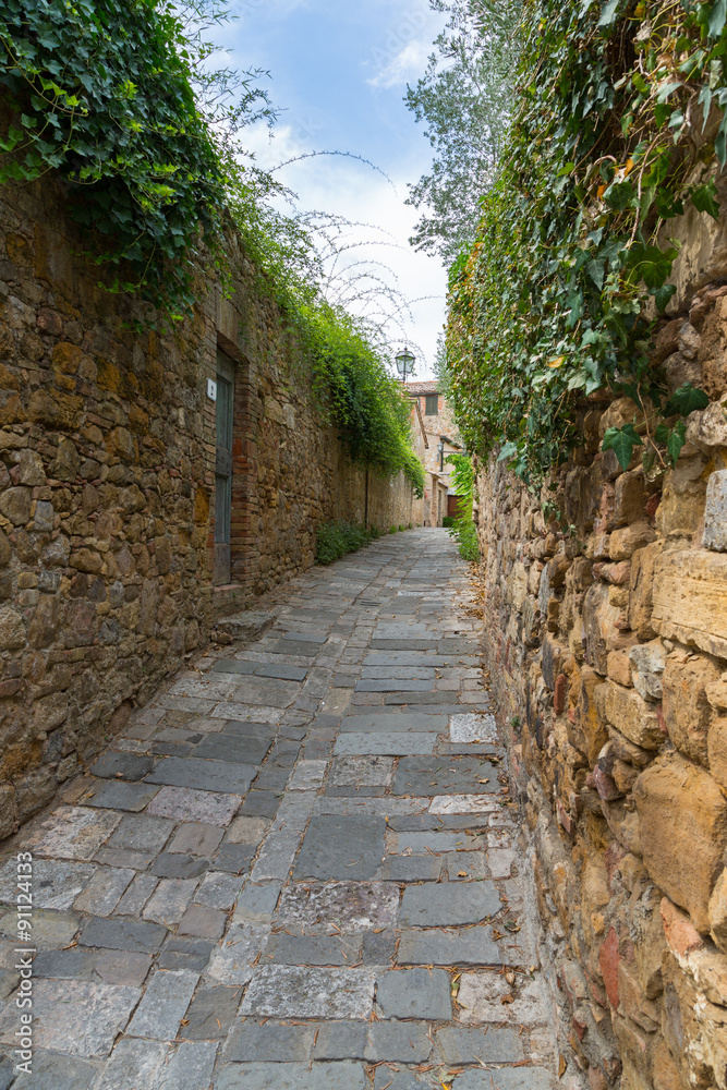 The walled town of San Quirico d'Orcia, UNESCO World Heritage Site, Tuscany, Italy, Europe The walled town of San Quirico d'Orcia, UNESCO World Heritage Site, Tuscany, Italy, Europe