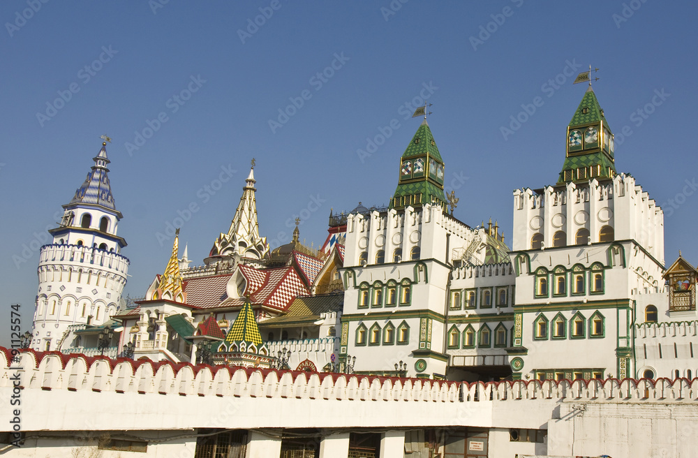 Fototapeta premium Moscow, Kremlin in Izmaylovo