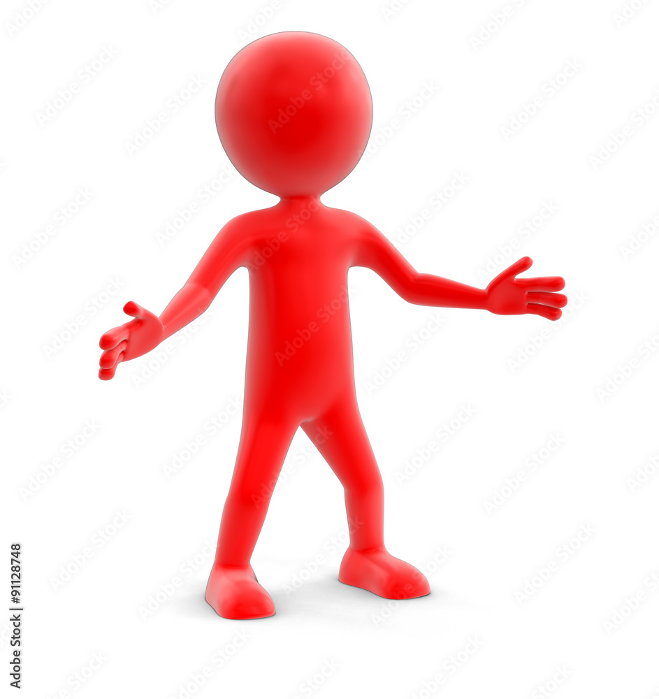 Human character (clipping path included) Human character (clipping path included)