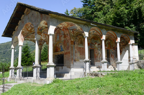 The church of Madonna di Loreto at Varallo on Piedmont photo