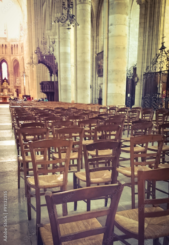 Fototapeta premium Cathédrale Saint-Gervais-et-Saint-Protais de Soissons 11092015 