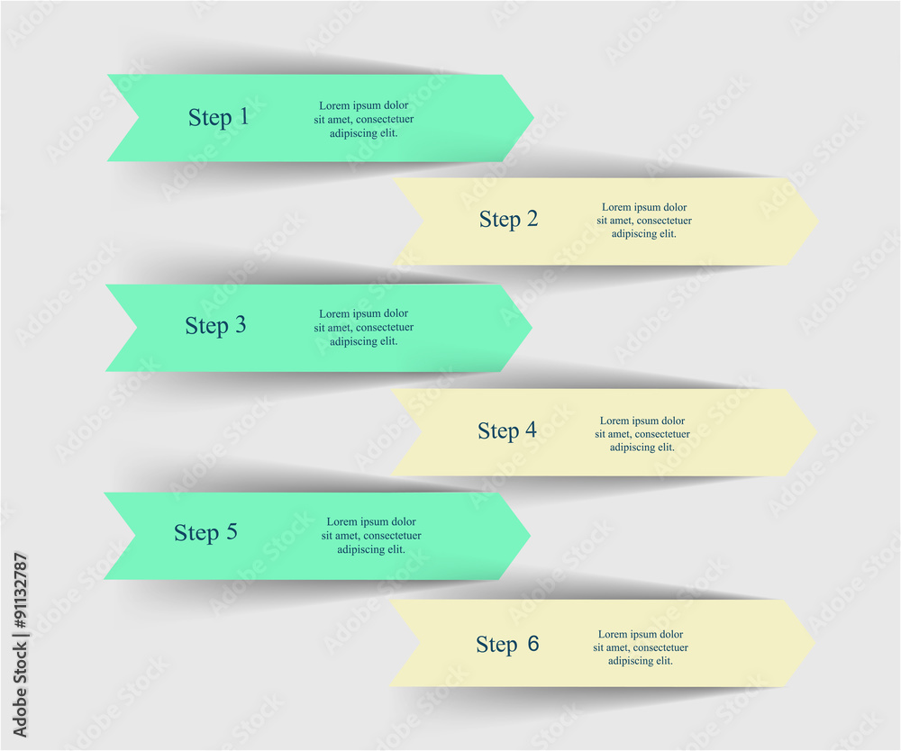 Vector arrows infographic. Vector arrows infographic.