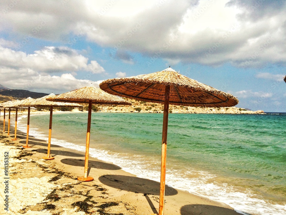 Fototapeta premium spiaggia su isola di Milos grecia