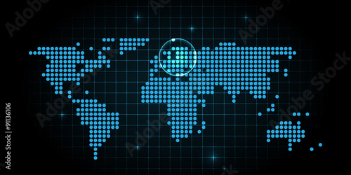Hotspot Europa | Digitale Weltkarte | Technologie | Internet