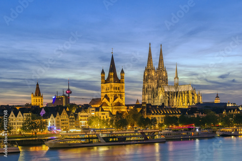 view of Cologne, Germany