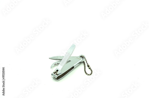 Nail clippers isolate on white background © bank215