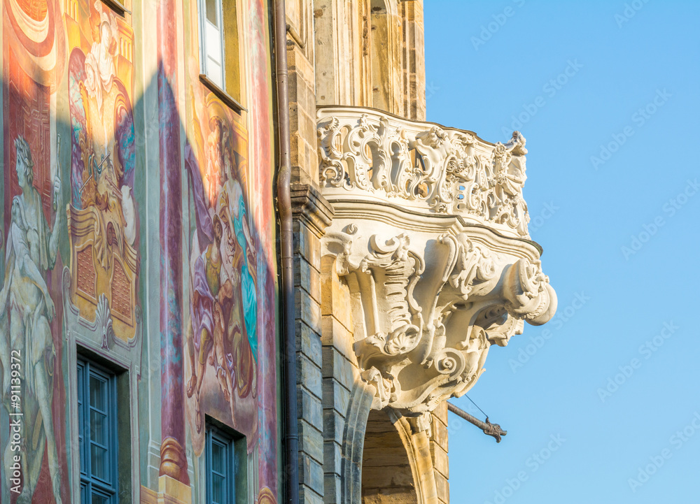 Bamberg Altes Rathaus Fassade Stock Photo | Adobe Stock