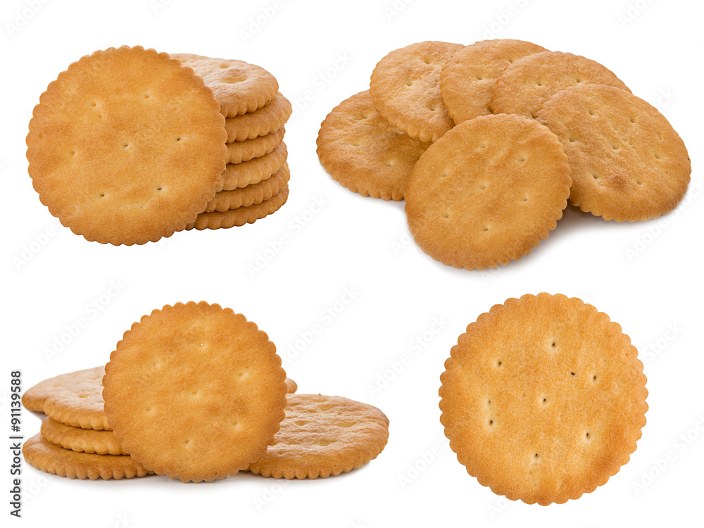 Biscuits on white background Biscuits on white background