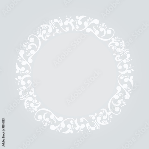 Ornamente Kreis white