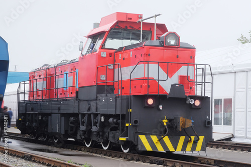 The image of modern locomotive