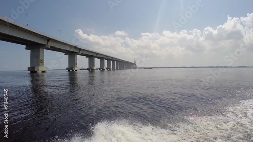 The Manaus-Iranduba Bridge, Brazil photo