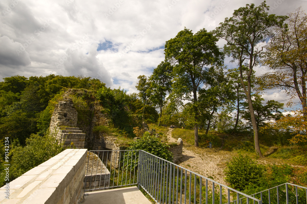 Ruine der vorderen Wartenberg in Muttenz (Schweiz)