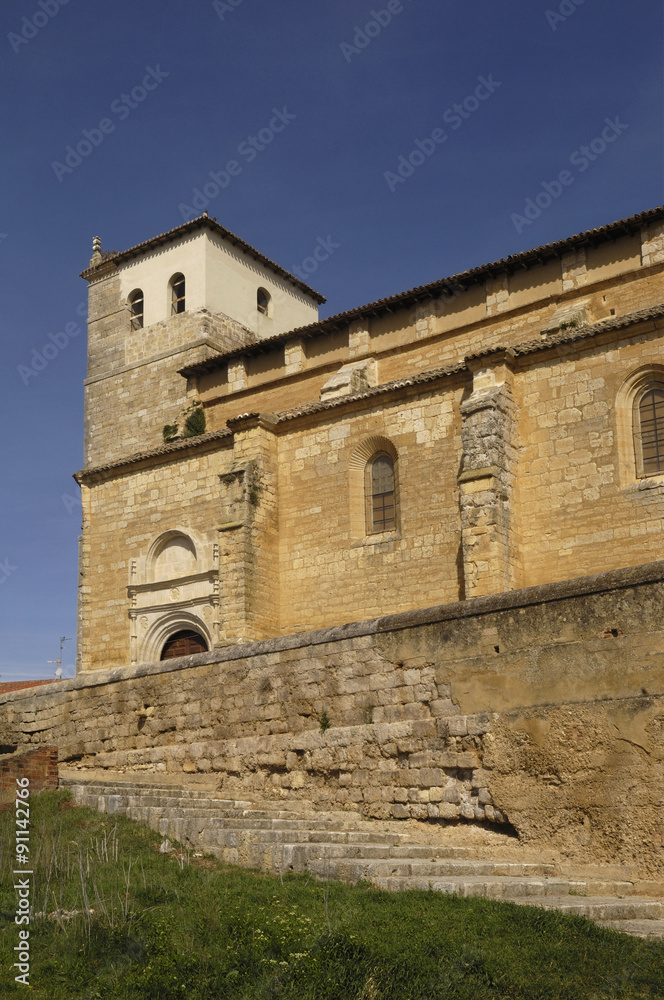 Santa Maria del Castillo, Church, Fromista, Palencia,