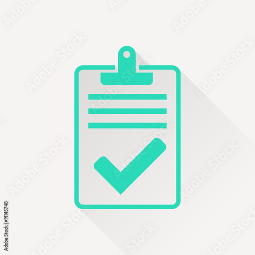 Quality control related vector icon. Pass