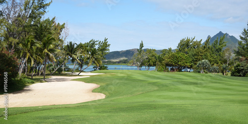 Fotografía parcours de golf à l'île maurice