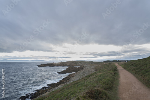Costa de La Coruña (España). photo