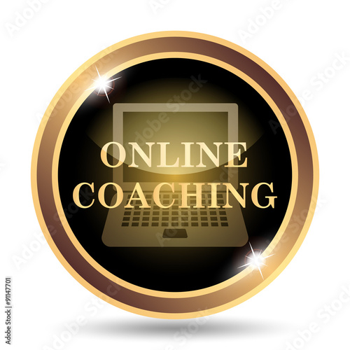 Online coaching icon