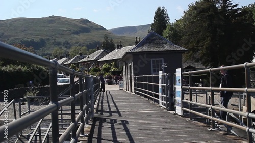 Loch Lomond in Luss in the summertime, Scotland, UK, HD footage photo