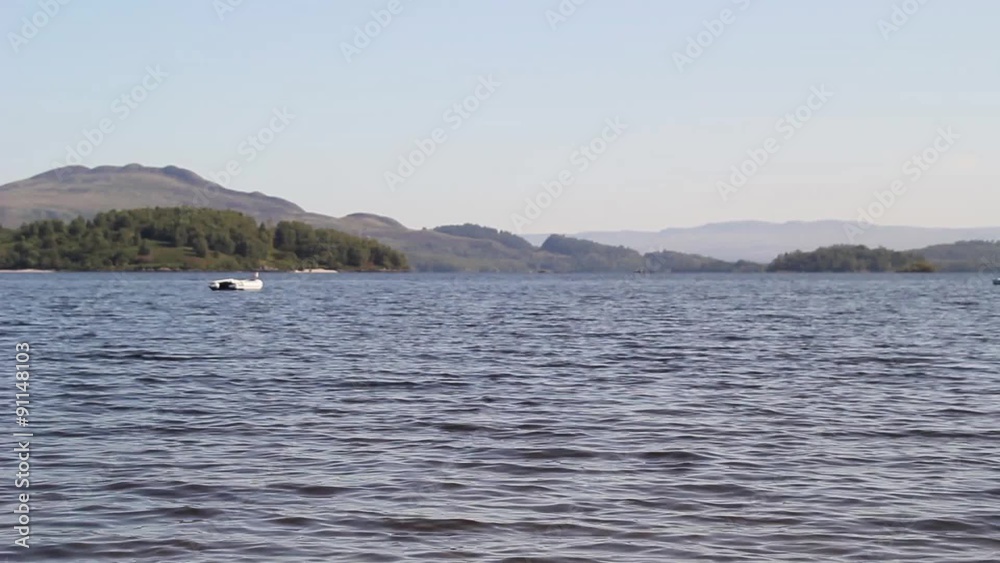 Loch Lomond in Luss, Scotland, United Kingdom, HD footage Loch Lomond in Luss, Scotland, United Kingdom, HD footage