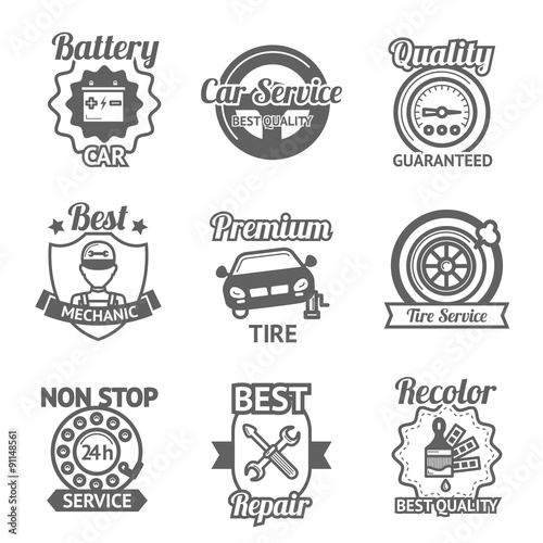Car Service Emblems