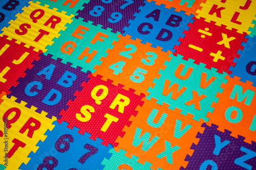puzzle baby tiles alphabet