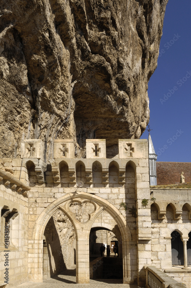 arch of churc Rocamadour, France