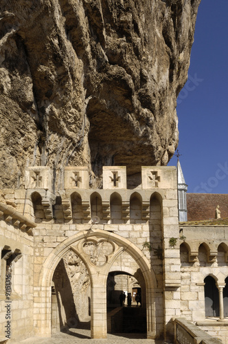 arch of churc Rocamadour, France