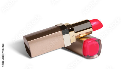 lipstick isolated on white background