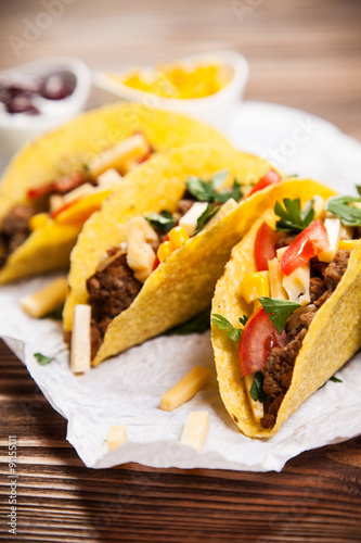 Delicious tacos © George Dolgikh