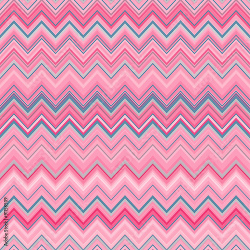 Cute zig zag stripe seamless pattern. illustration