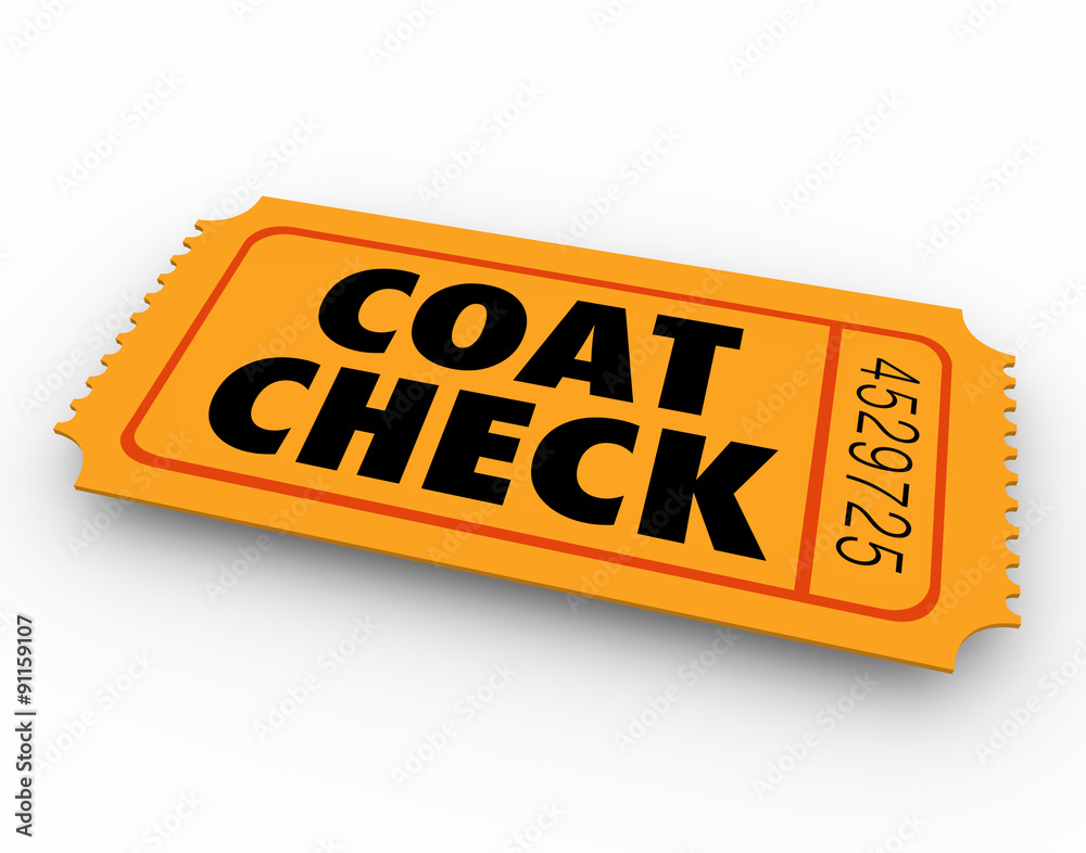Coat Check Party Event Restaurant Ticket Service Coat Check Party Event Restaurant Ticket Service