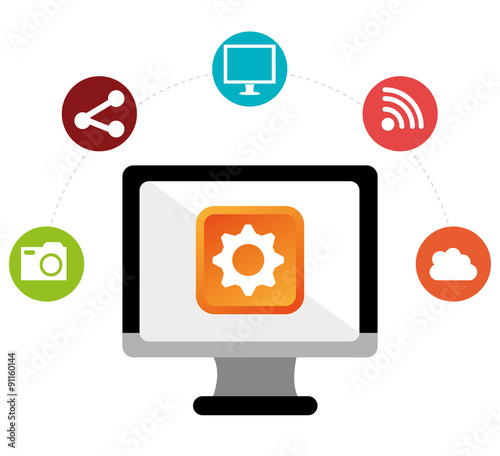 Social media entertainment graphic design