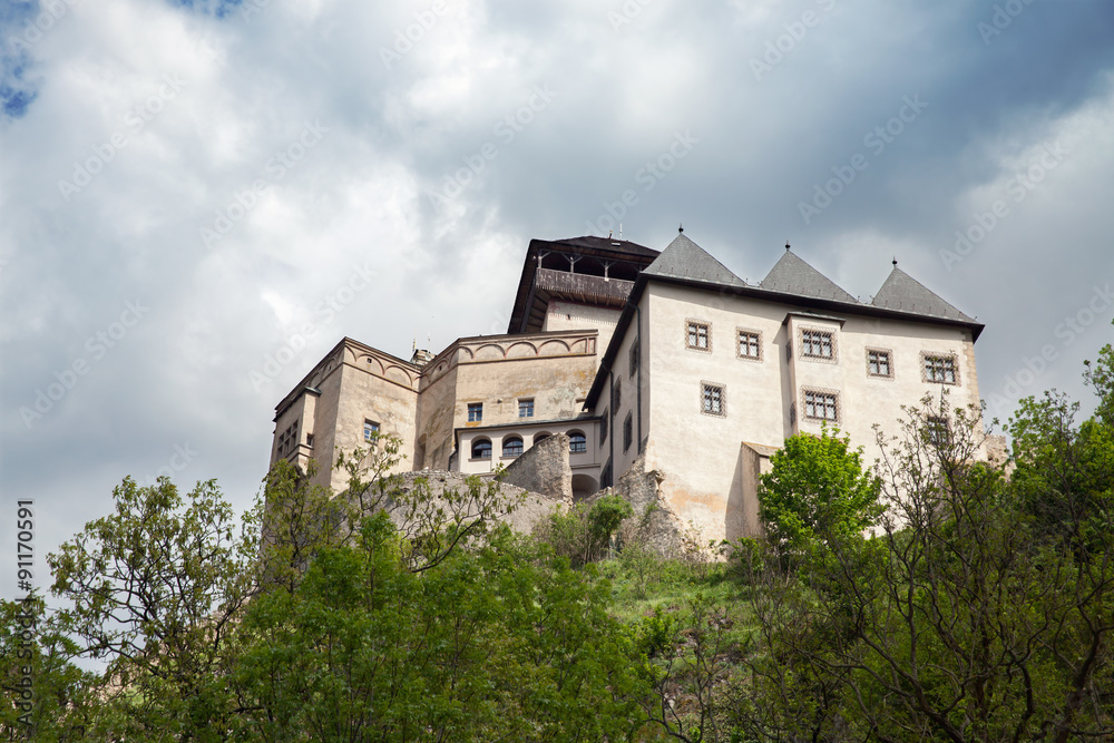 the castle of Trenčín, Slovakia