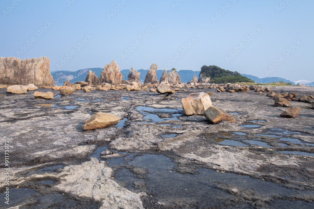 南紀和歌山串本橋杭岩奇岩stock Photo Adobe Stock