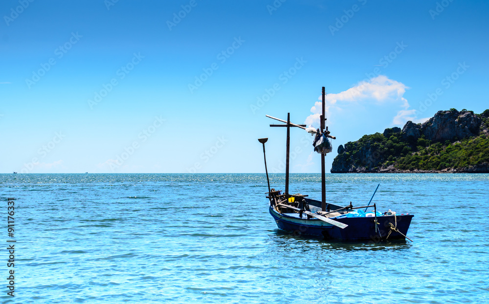 Obraz premium Fishing Boat At Rest