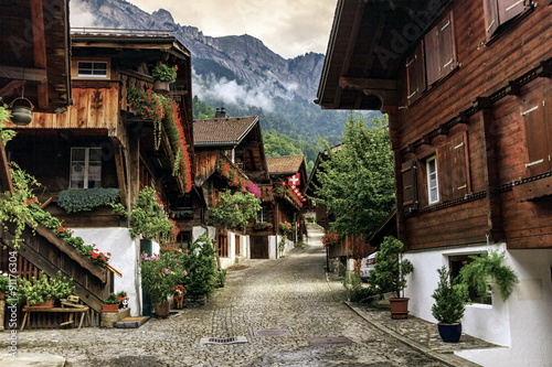 Brienz village, Berne canton, Switzerland photo