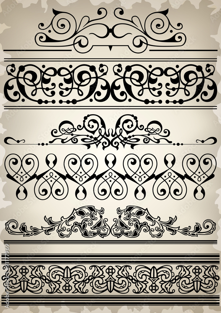 Fototapeta premium Design elements collection