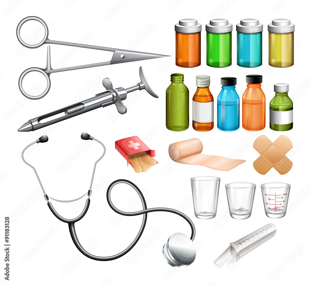 Medical equipment and container Medical equipment and container