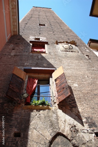 Torre Prendiparte in Bologna, italy photo